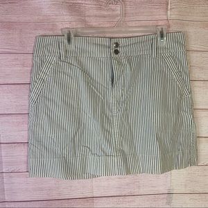 Sonoma Lifestyle Striped‎ Skorts Size 10